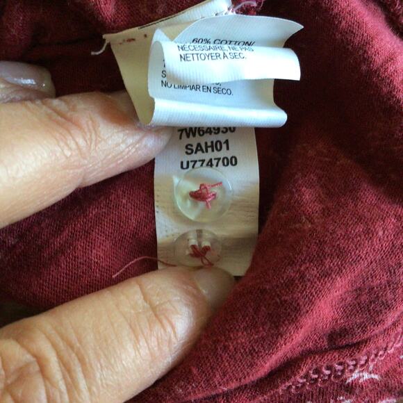 Lucky Brand Sleeveless Side Tie Top Sz S - Picture 6 of 7